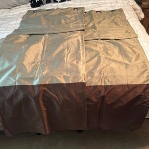 Elegant Gold and Brown Women's Skirt